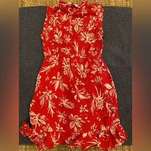 Paris Atelier & Other Stories. Cute summer dress, red/white floral cotton lined.